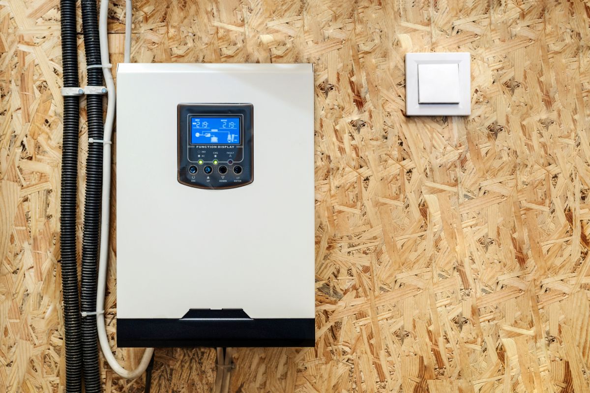 Solar Inverter Hybrid isometric System Controller with Switch