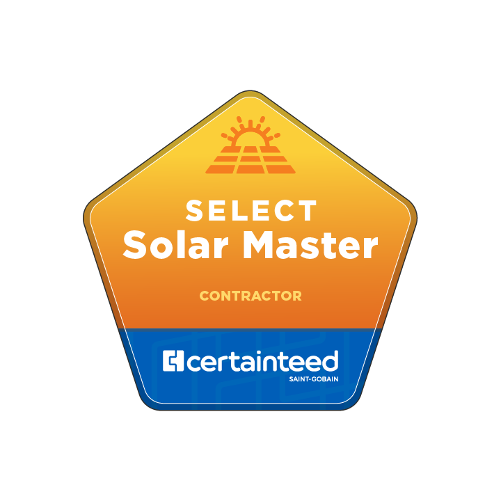 Pennsylvania Certainteed Select Solar Master Contractor